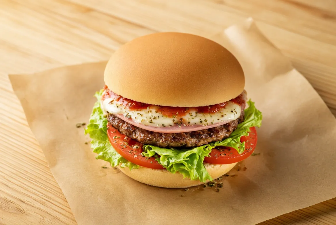 Baby Bife Burguer Pizza Salada