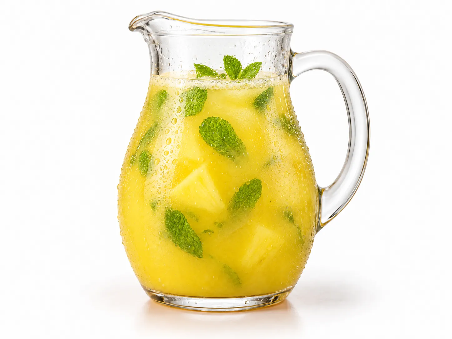 Suco de Abacaxi com Hortelã