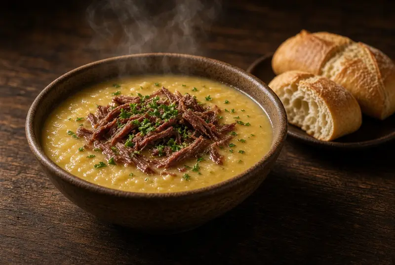 Mandioca com Carne Seca
