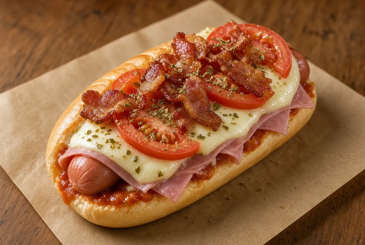 Dog Pizza com Bacon