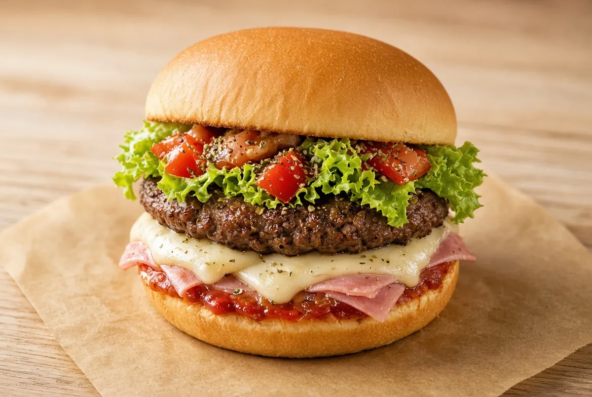 Burguer Pizza Salada