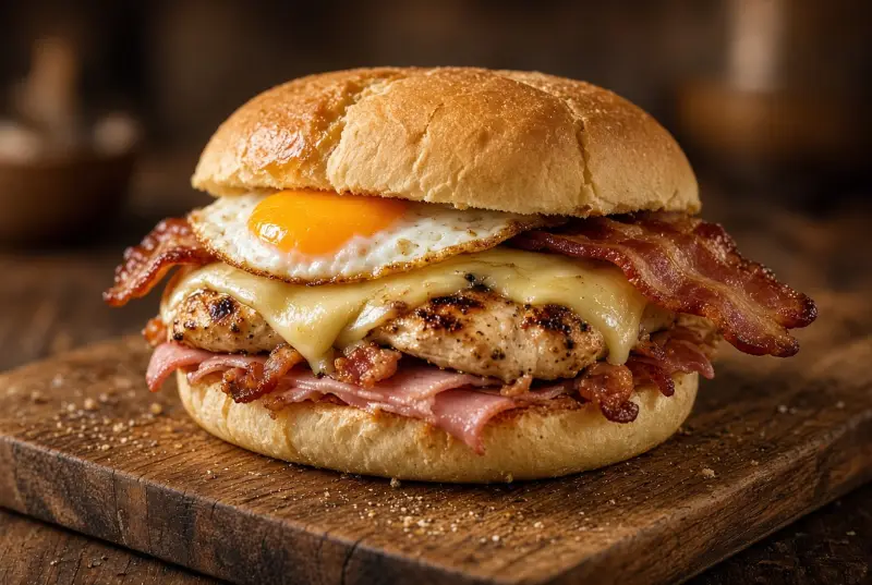 Peito Egg Bacon