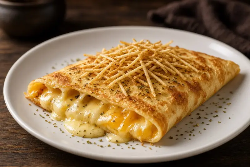 Crepe Quatro Queijos