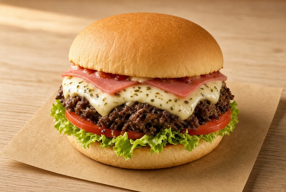 Costela Burguer Pizza Salada