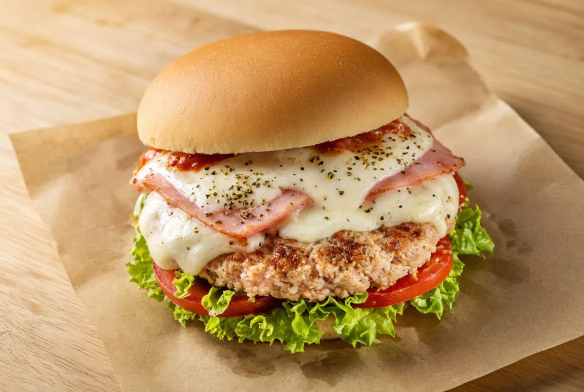 Pernil Burguer Pizza Salada