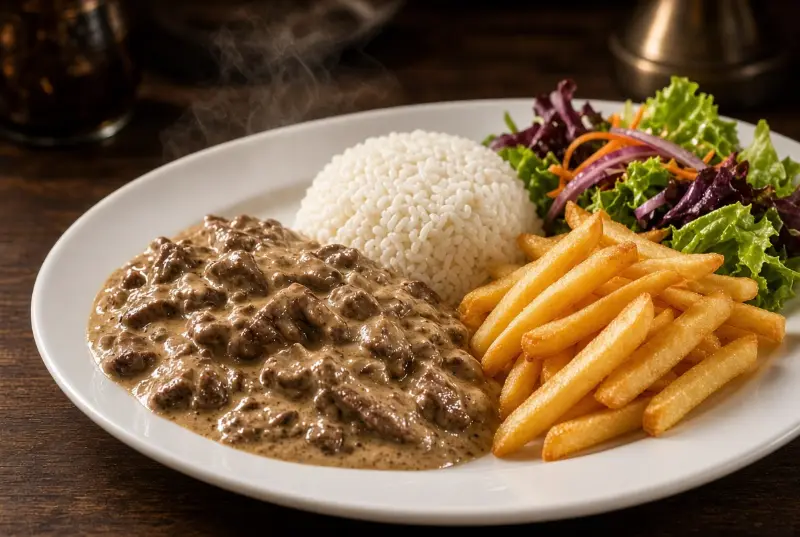 Estrogonofe de Filé (Filé Mignon)