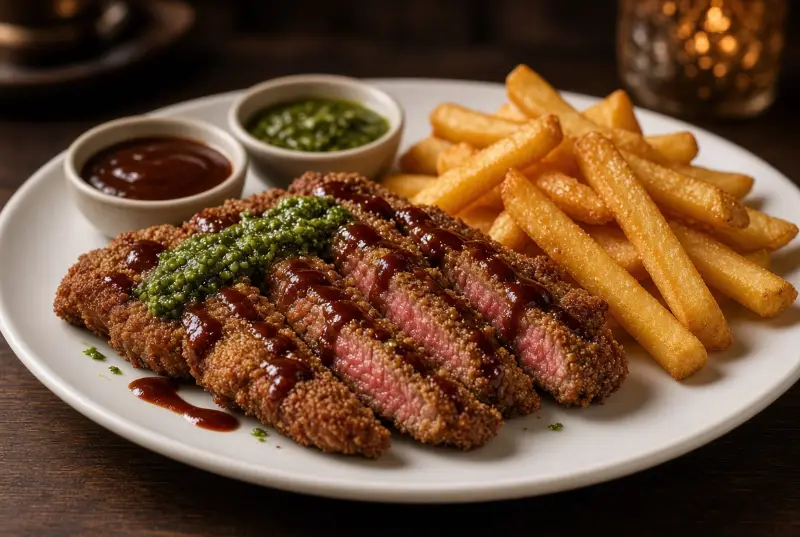 Isca de Carne (Baby Beef) Milanesa