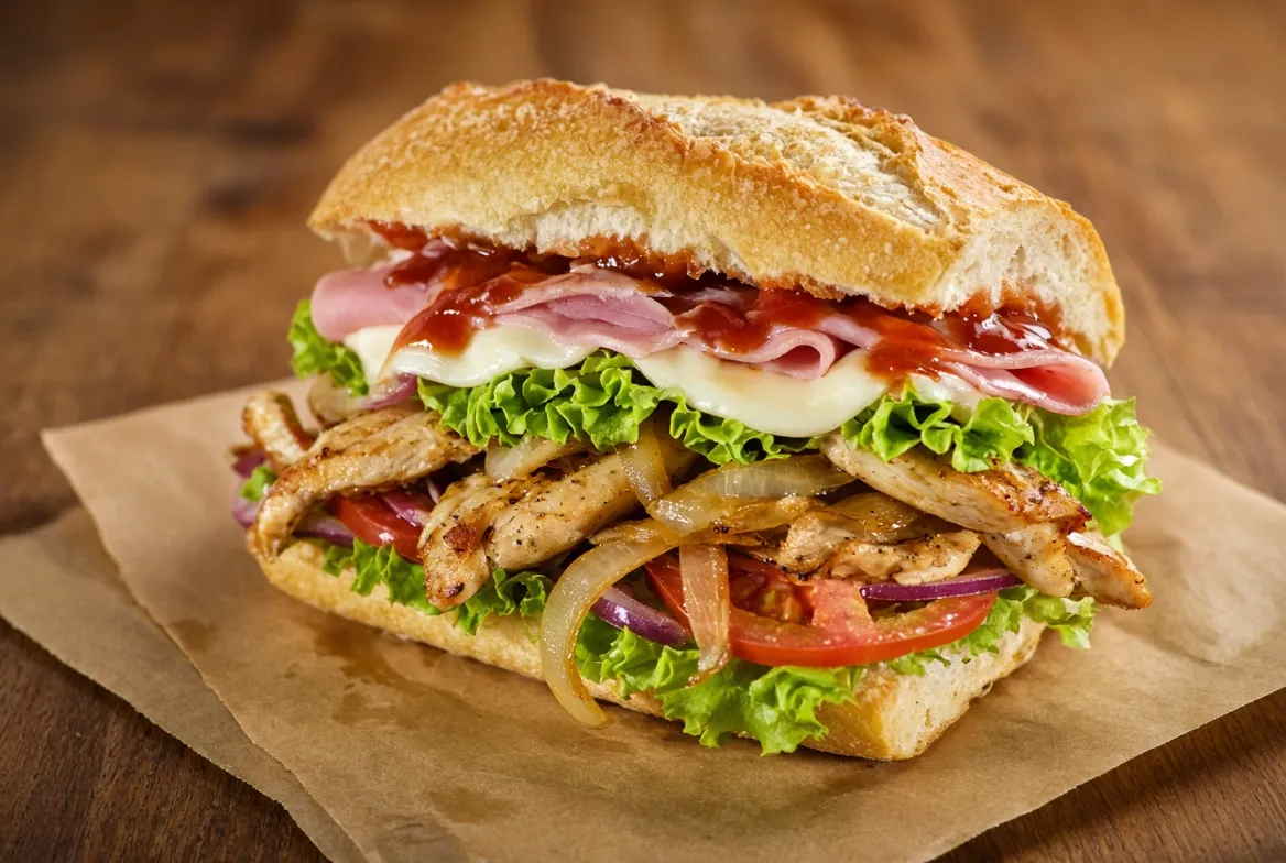 Bauru Salada Frango