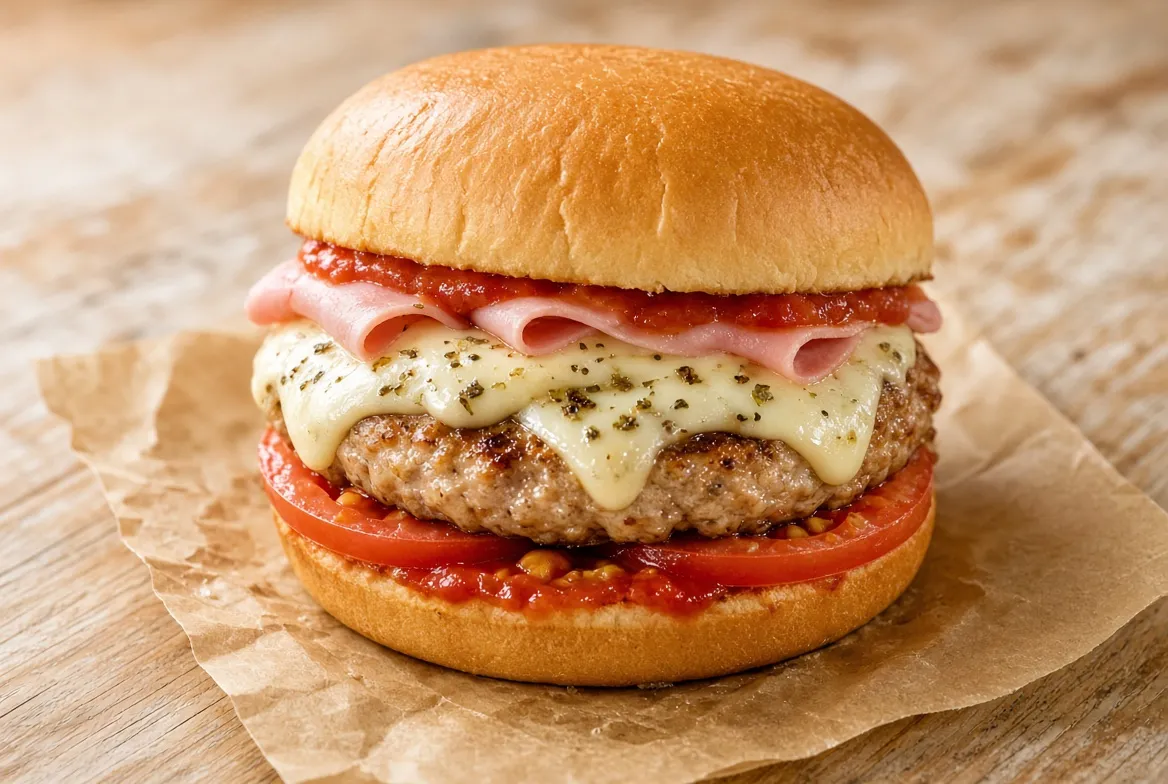 Frango Burguer Pizza