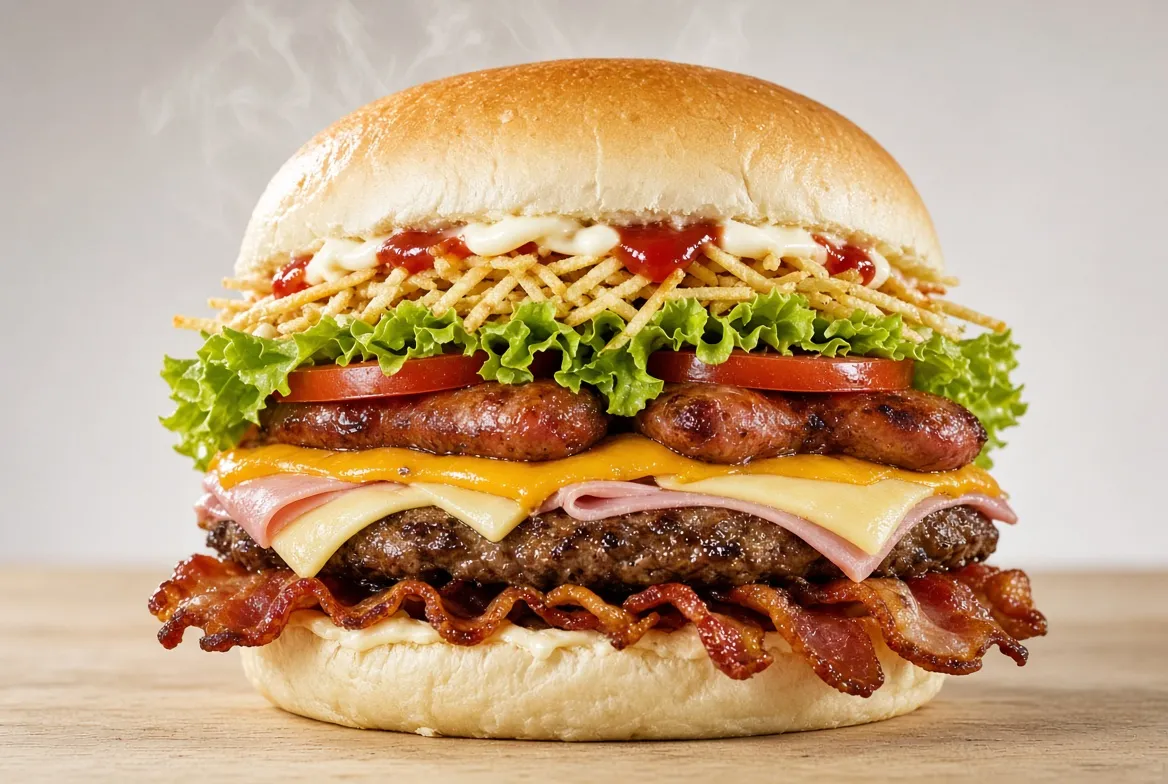 X-Baguncinha Salada Bacon