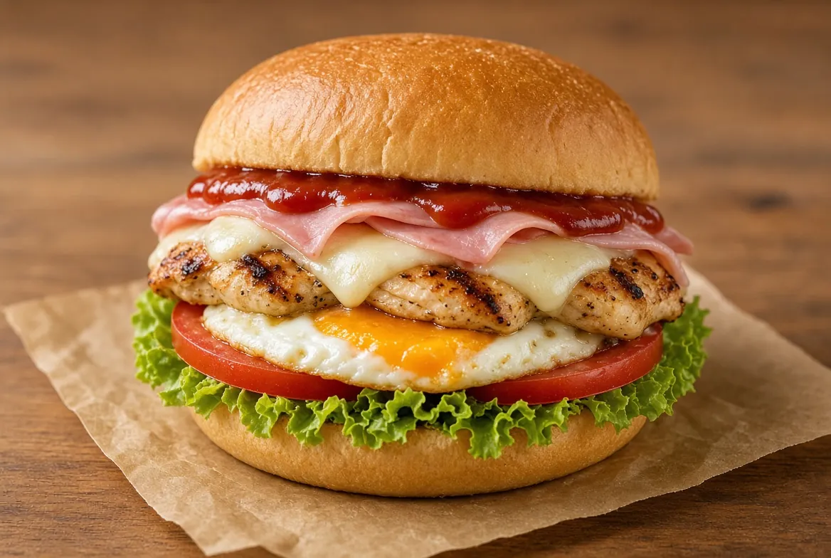 Peito Egg Salada